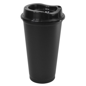 VASO DE PLÁSTICO ALDO A2750 NEGRO (Plástico PP)