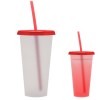 VASO DE PLÁSTICO SNOW A2770 ROJO (Plástico PP)