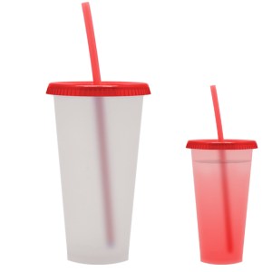 VASO DE PLÁSTICO SNOW A2770 ROJO (Plástico PP)