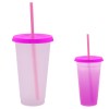 VASO DE PLÁSTICO SNOW A2770 ROSA (Plástico PP)