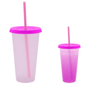 VASO DE PLÁSTICO SNOW A2770 ROSA (Plástico PP)