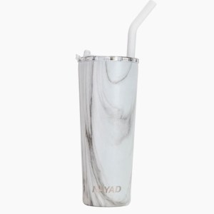 TERMO DOBLE PARED ACERO INOXIDABLE 22 OZ. NAYAD TROUPER A2779 MARMOLEADO (Acero Inoxidable / Tritan)