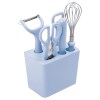 KIT DE COCINA CUTTERS A2786 AZUL CLARO (Plástico PP / Metal)
