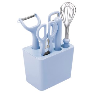 KIT DE COCINA CUTTERS A2786 AZUL CLARO (Plástico PP / Metal)