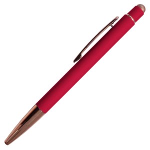 BOLÍGRAFO METÁLICO CON TOUCH LEIA A2795 ROJO (Aluminio / Plástico)