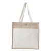 Bolsa de Yute /Algodón Campestre A2848 Blanco (Algodón / yute)