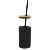 CILINDRO DE VIDRIO GLORY A2855 NEGRO (Vidrio / Bambú / Silicón / Plástico)