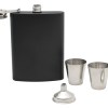 SET DE LICORERA GINGER A2883 NEGRO (Cartón / Acero Inoxidable)