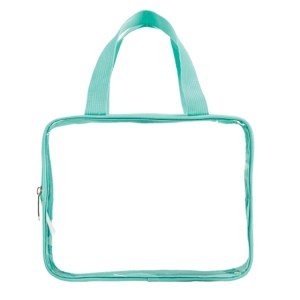BOLSA PARA ACCESORIOS CON ASAS FABY A2907 TURQUESA (Poliéster 600D / PVC)