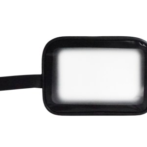 ESTUCHE IMPERMEABLE PARA ACCESORIOS CON ASAS DORIS A2910 NEGRO (Cuero / PVC)