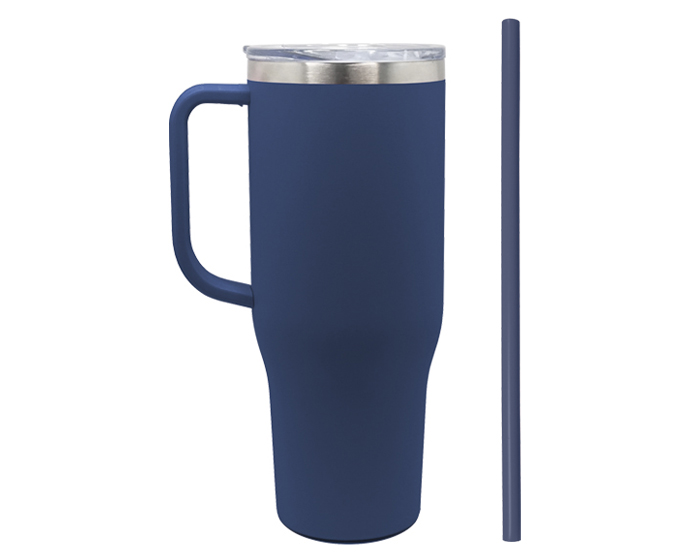 TERMO CON ASA BARNEY A2915 AZUL MARINO (Acero Inoxidable 304S)