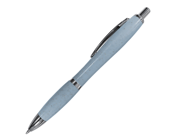 BOLÍGRAFO ECOLÓGICO ECOPEN A2919 AZUL (Plástico ABS + Fibra de trigo / Metal)
