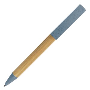 BOLÍGRAFO ECOLÓGICO TRISOP A2920 AZUL CLARO (Bambú y Fibra de trigo)