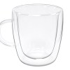 TAZA DE VIDRIO DE DOBLE PARED A2924 ZAZIL TRANSPARENTE (Vidrio Borosilicato)