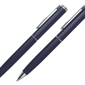 SET DE BOLÍGRAFOS DE METAL MOZART A2941 AZUL (Aluminio)