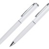 SET DE BOLÍGRAFOS DE METAL MOZART A2941 BLANCO (Aluminio)