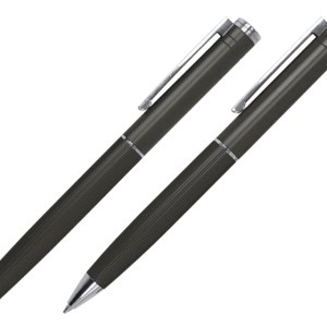 SET DE BOLÍGRAFOS DE METAL MOZART A2941 NEGRO (Aluminio)