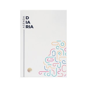 CAJA PARA AGENDA DIARIA NOVACAJA D A2956 BLANCO (Cartón 350 gms.)