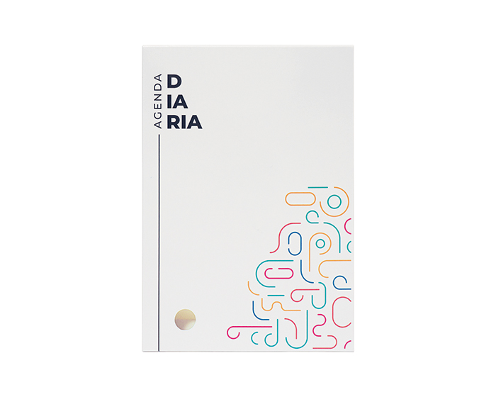 CAJA PARA AGENDA DIARIA NOVACAJA D A2956 BLANCO (Cartón 350 gms.)