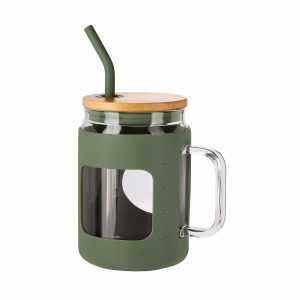 CILINDRO NEBBIA VERDE ANF 058 V (VIDRIO BOROSILICATO / SILICÓN / ACERO INOXIDABLE)