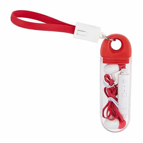 Audífonos Euken Rojo AUD 019 R (Plástico)