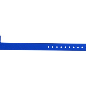 BRAZALETE PLASTIFICADO MATE BI5705(PLANILLA 10 PZAS)AZUL (Plástico)