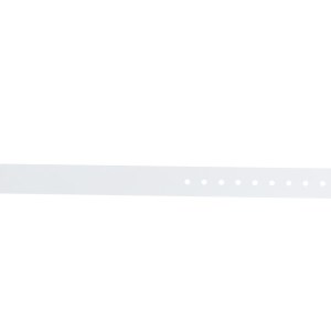 BRAZALETE PLASTIFICADO MATE BI5705( PLANILLA 10PZAS) BLANCO (Plástico)