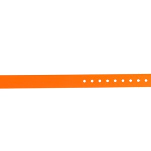 BRAZALETE PLASTIFICADO MATE BI5705(PLANILLA 10PZAS) NARANJA (Plástico)