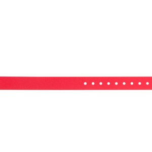 BRAZALETE PLASTIFICADO MATE BI5705(PLANILLA 10PZAS)ROJO (Plástico)