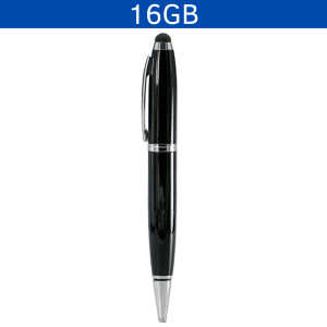 MEMORIA USB PEN STYLUS 16GB (USB229-U) NEGRO