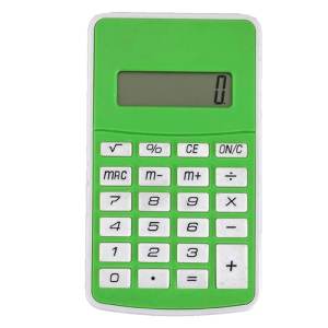 CALCULADORA SAM VERDE (CA 004 - PLÁSTICO)