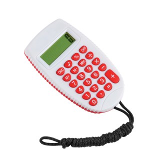 CALCULADORA CORDON REC CC4261 ROJO (Plástico / Poliéster)