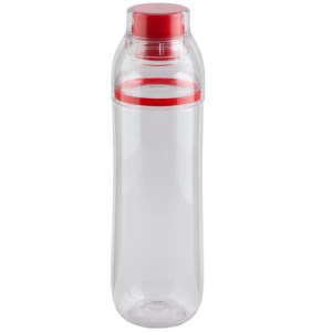 CILINDRO DEPORTIVO DE TRITAN HOOKAH CDP3944 ROJO (Tritán / Silicón)