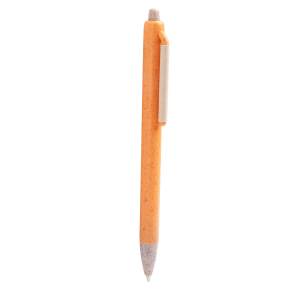 BOLÍGRAFO KIBRIT NARANJA ECO 090 O (FIBRA DE TRIGO / PLÁSTICO / CARTÓN)