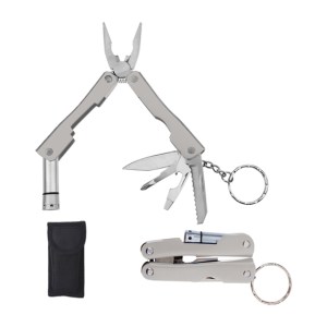HERRAMIENTA MULTIFUNCIONAL MULTITOOLS HMB1 PLATA (Acero Inoxidable)