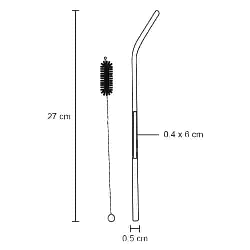 ASADOR CHOP NEGRO (HO 030 - POLIÉSTER/ACERO INOXIDABLE)