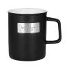 TAZA VERANDA NEGRO (HO 049 - CERÁMICA/METAL)