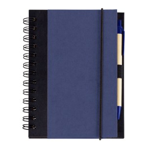 LIBRETA ECOLOGICA C/BOLIGRAFO ISIS LIB2043 AZUL (Cartón)