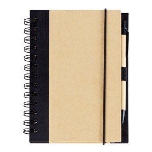 LIBRETA ECOLOGICA C/BOLIGRAFO ISIS LIB2043 BEIGE (Cartón)