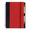 LIBRETA ECOLOGICA C/BOLIGRAFO ISIS LIB2043 ROJO (Cartón)