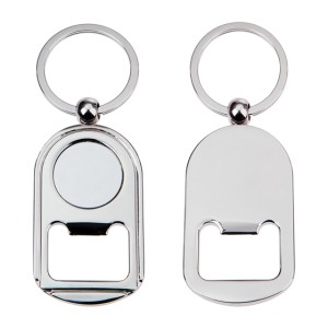 LLAVERO METALICO DESTAPADOR LLM2122 PLATEADO (Metal)