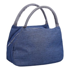 LONCHERA TOTE AZUL (LON 005 - POLIÉSTER)