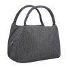 LONCHERA TOTE GRIS (LON 005 - POLIÉSTER)