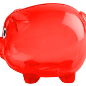 ALCANCIA PIG MNY4333 ROJO (Plástico)
