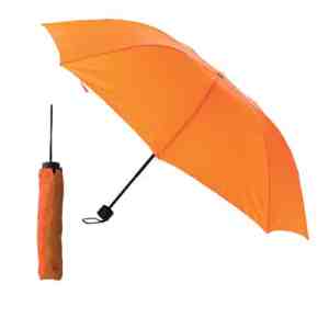 PARAGUAS DUAL NARANJA (PM 03 - POLIÉSTER)