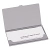 TARJETERO DE ALUMINIO LINUX PTA12 PLATEADO (Aluminio)
