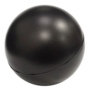 ANTIESTRES PELOTA PU1 NEGRO Ø 6.3 cm (Poliuretano)