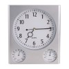 RELOJ D/PARED CRONIX RJP006 PLATEADO (Plástico)