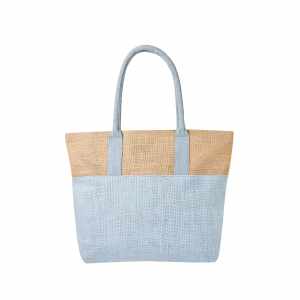 BOLSA GRECIA AZUL SIN 288 A (YUTE / ALGODÓN)