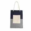 BOLSA CANDY AZUL SIN 604 A (YUTE / ALGODÓN)